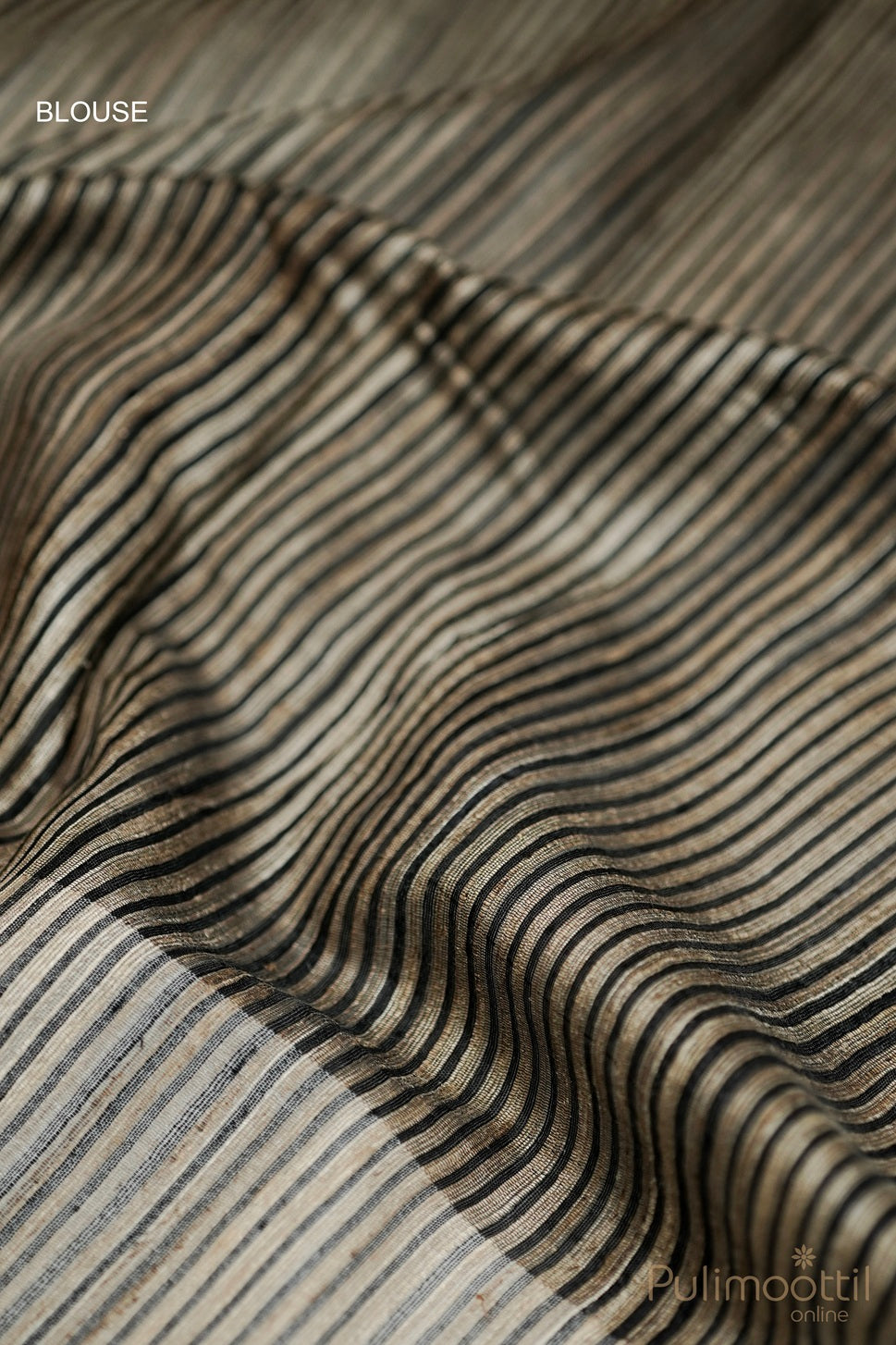 Black Colour Jute Silk Saree.