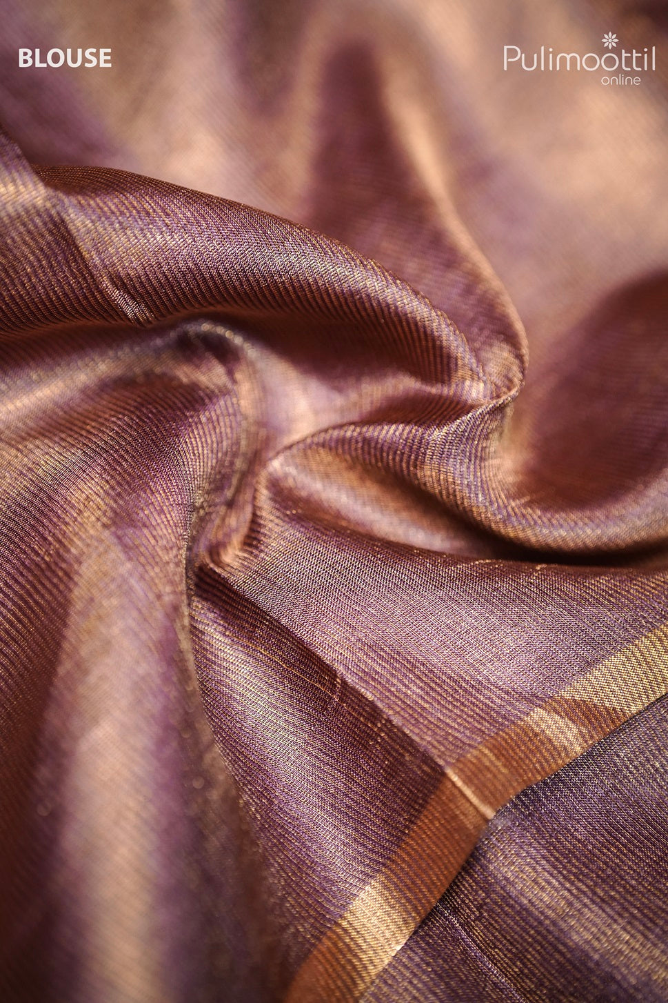 Pastel Violet Colour Soft Tussar Silk Saree.