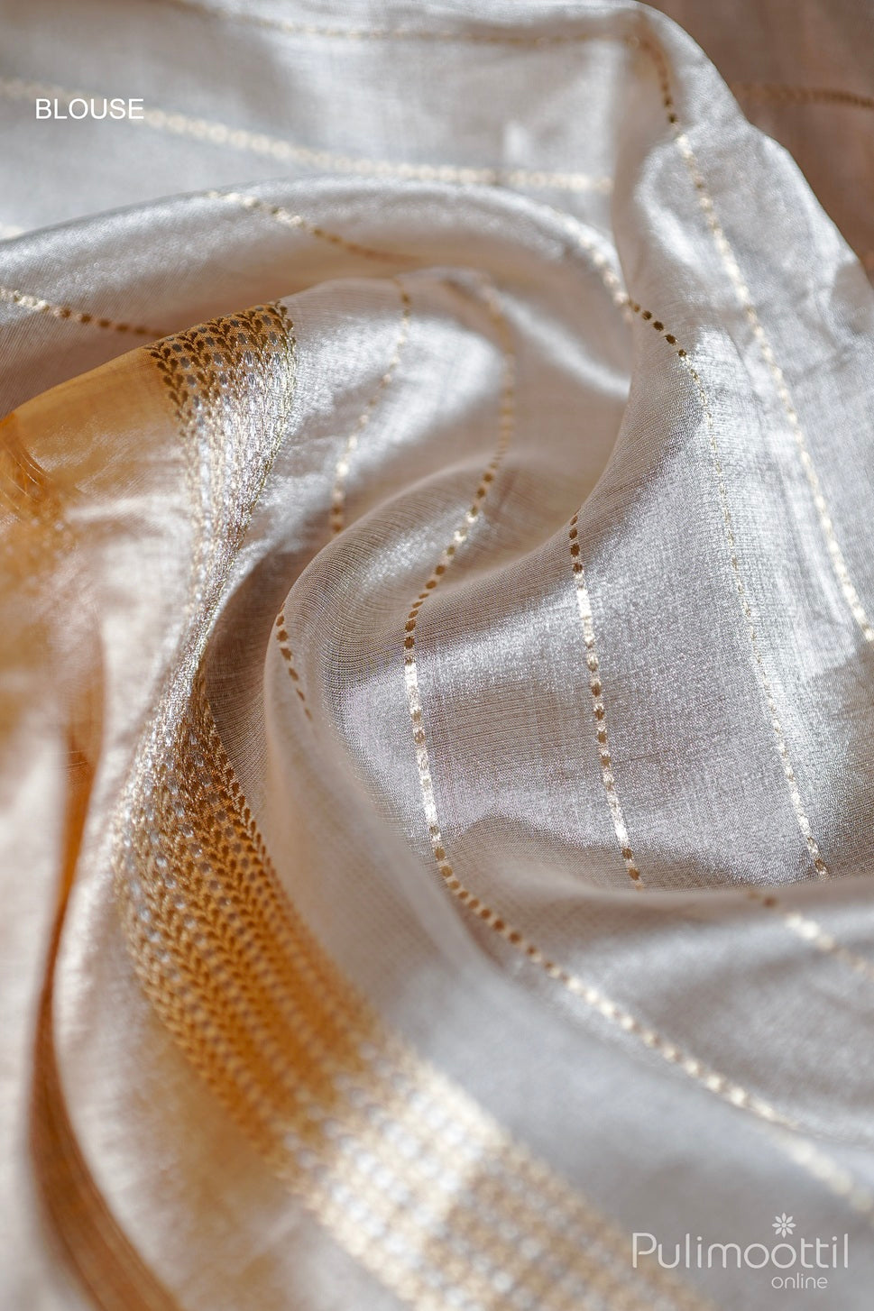 Pastel Shaded Organsa Saree.