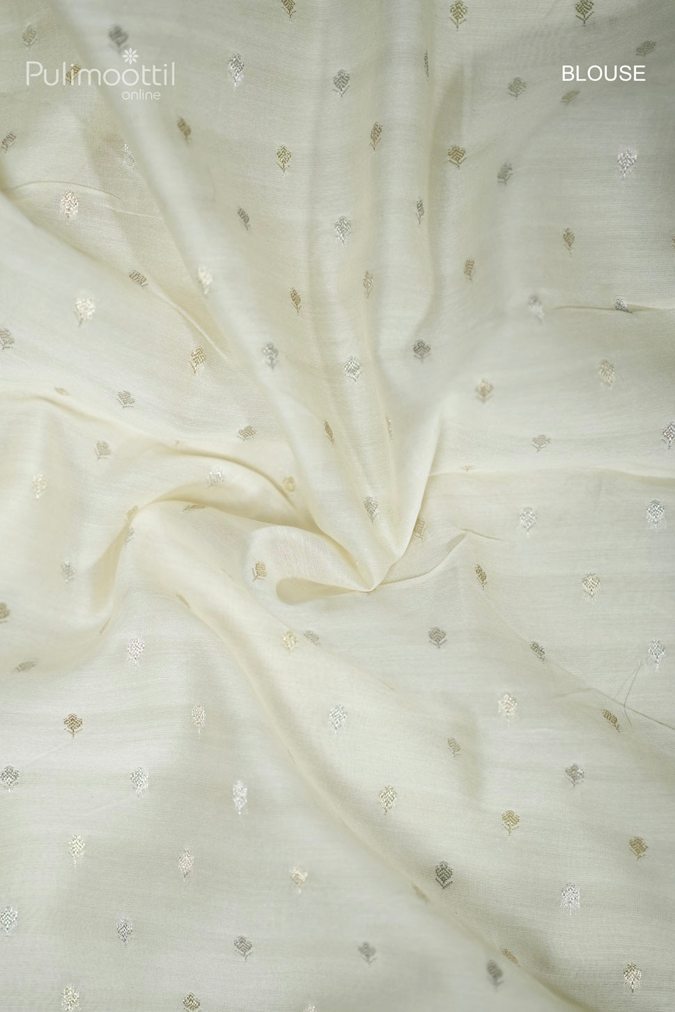 Dark Cream Colour Organza Fancy Saree