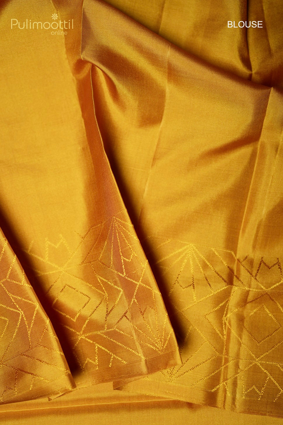 Mustard Yellow Colour Kanchipuram Soft Silk Saree