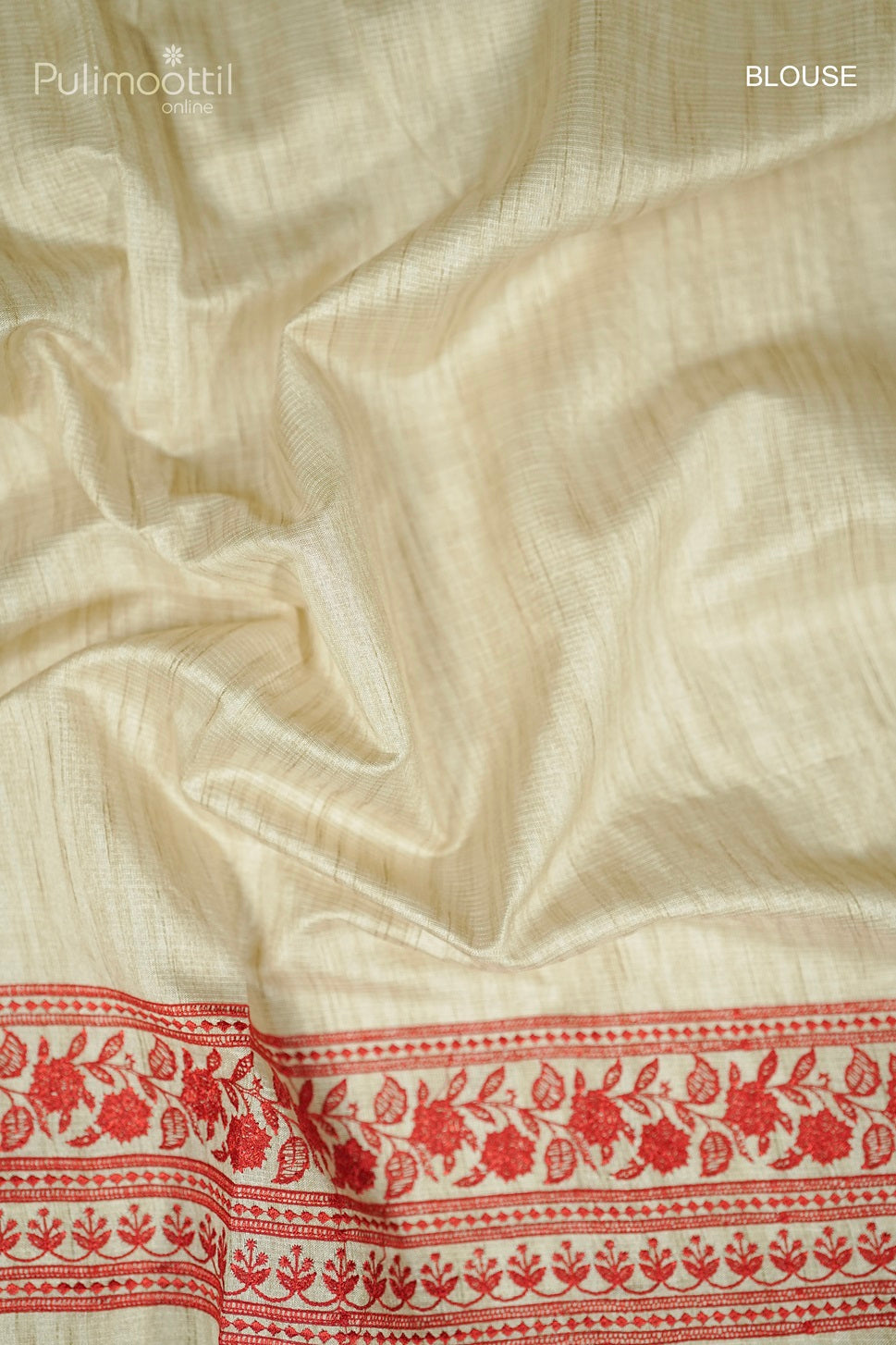 Ivory Colour Embroidery Fancy Saree