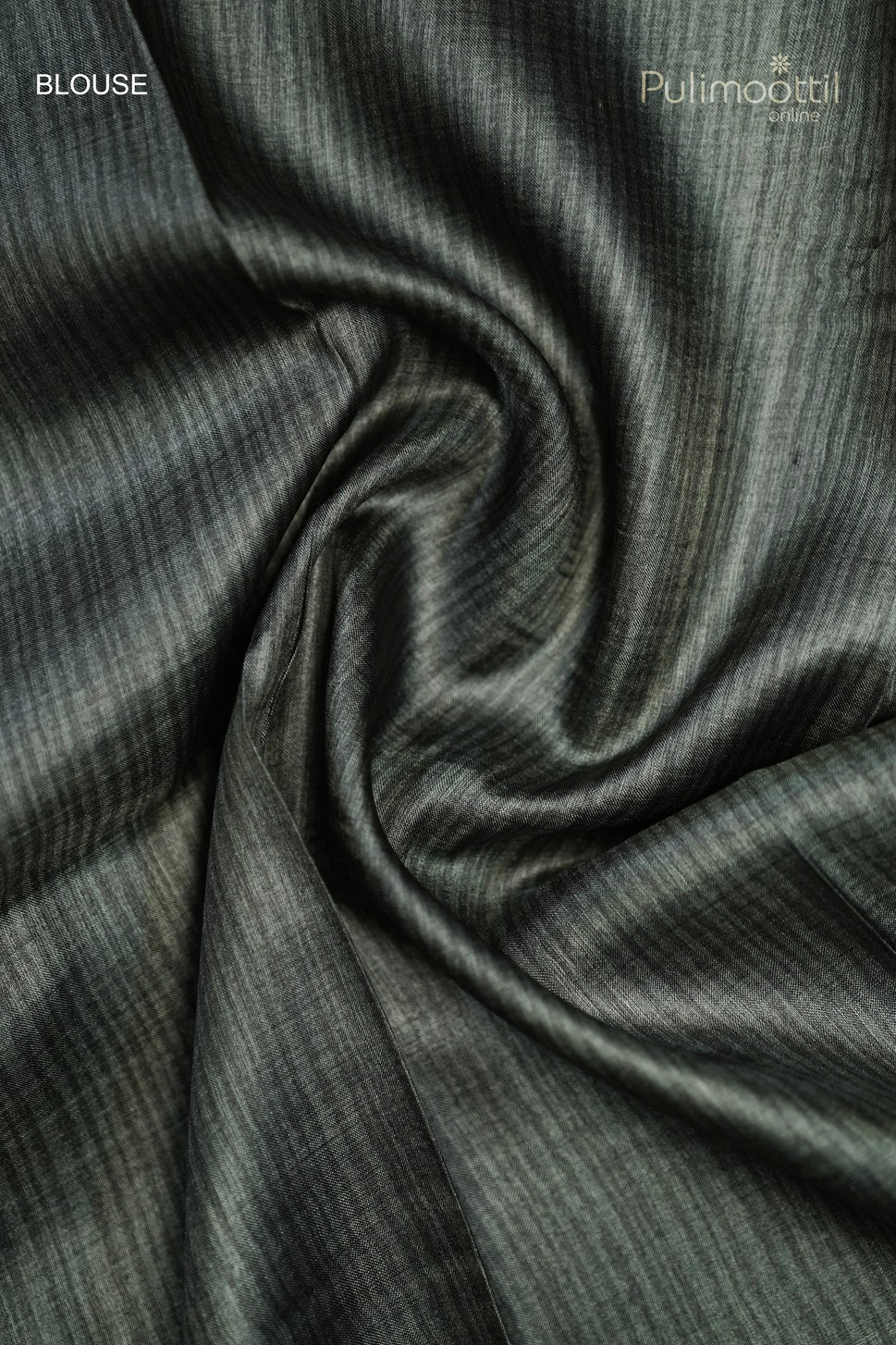 Olive green Colour Tussar Silk Saree