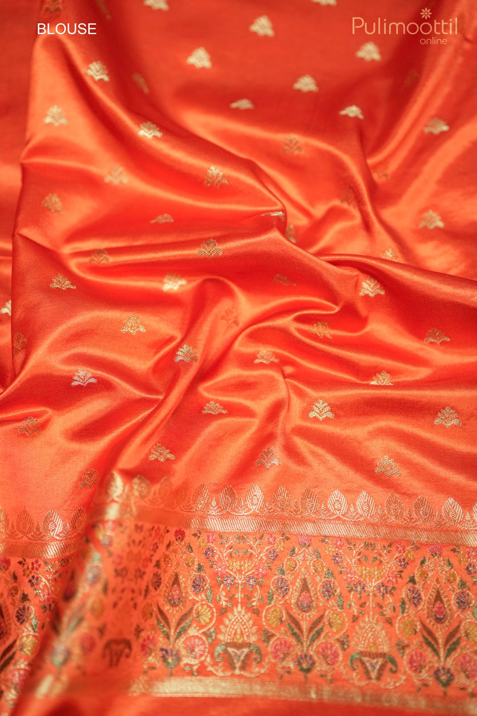 Pastel Chikoo Colour Banarasi Saree