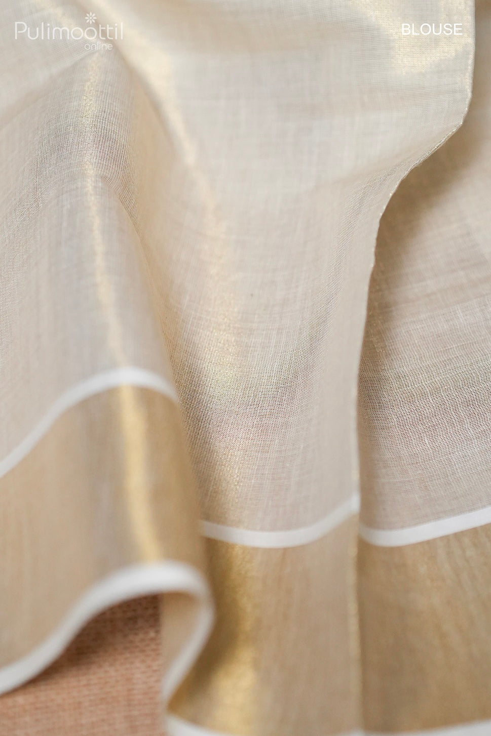 Kerala Traditional Golden Tissue Set Saree