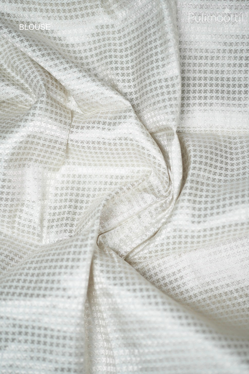 Ivory Colour Tissue Organza Fancy Saree