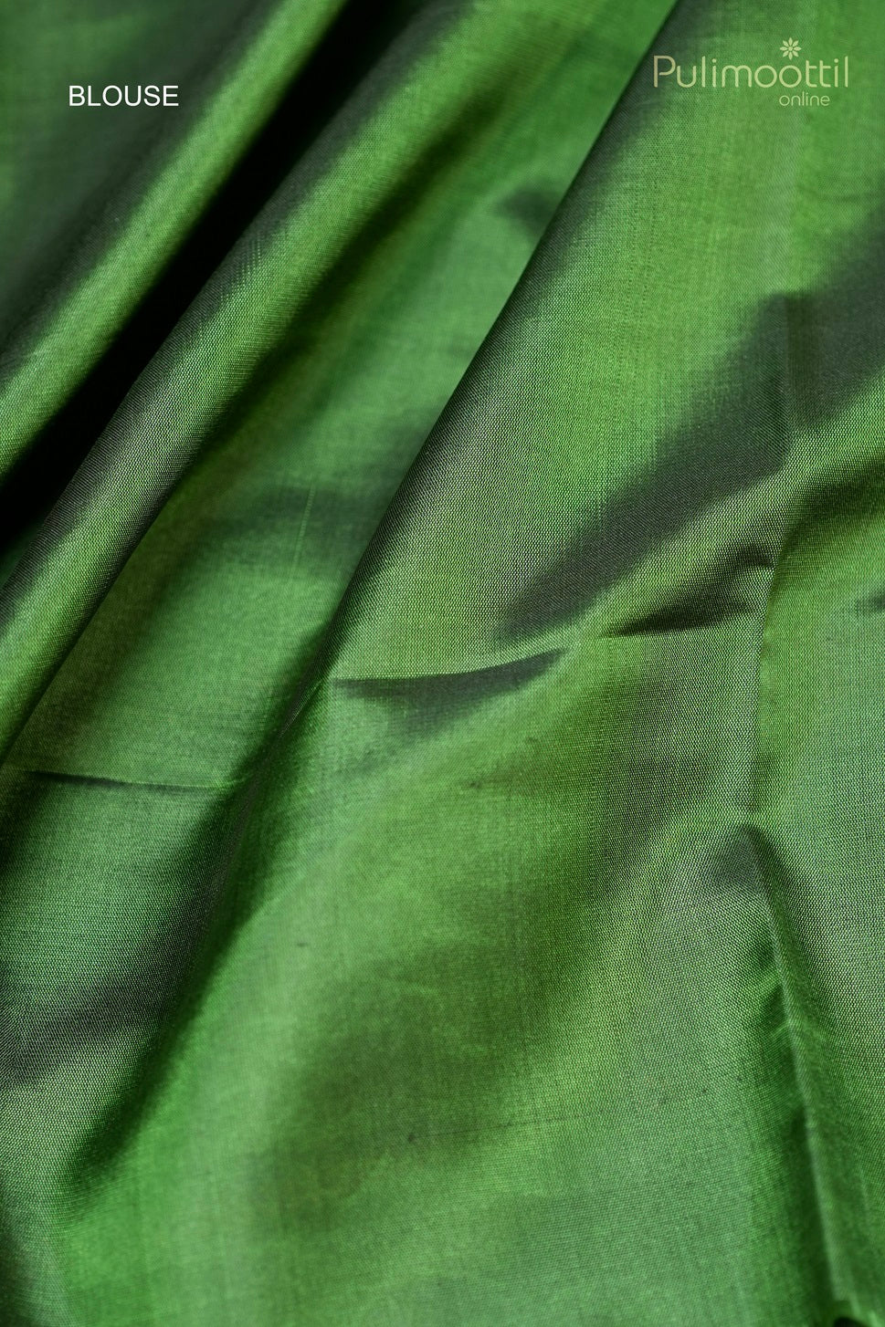 Olive Green Colour Kanchipuram Soft Silk Saree