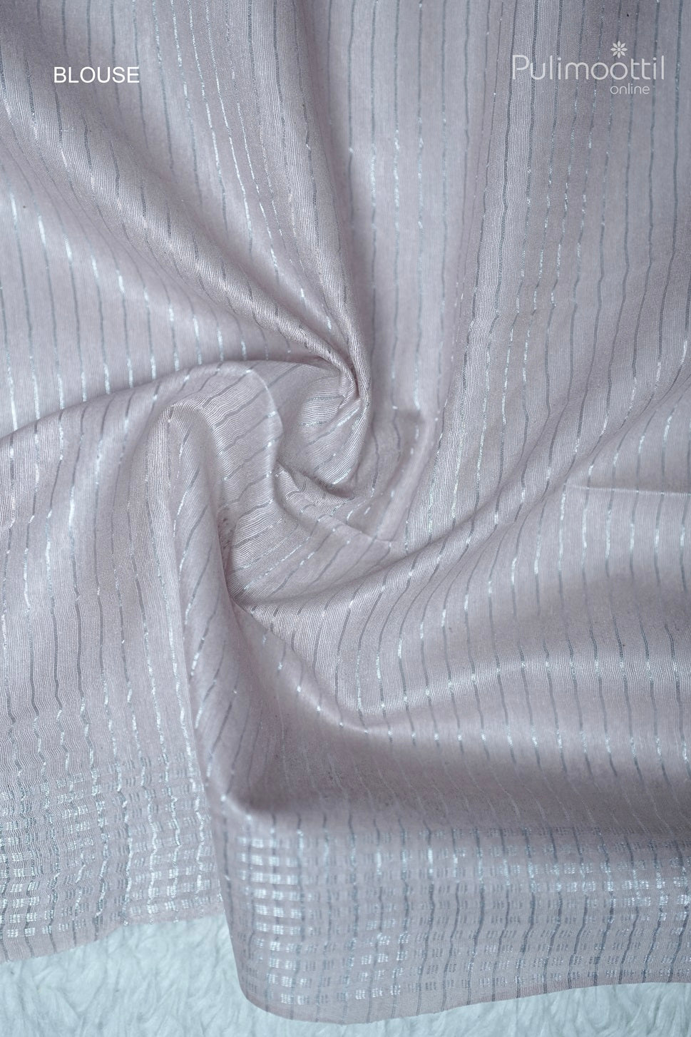 Pastel Purple Shade Tussar Silk Saree