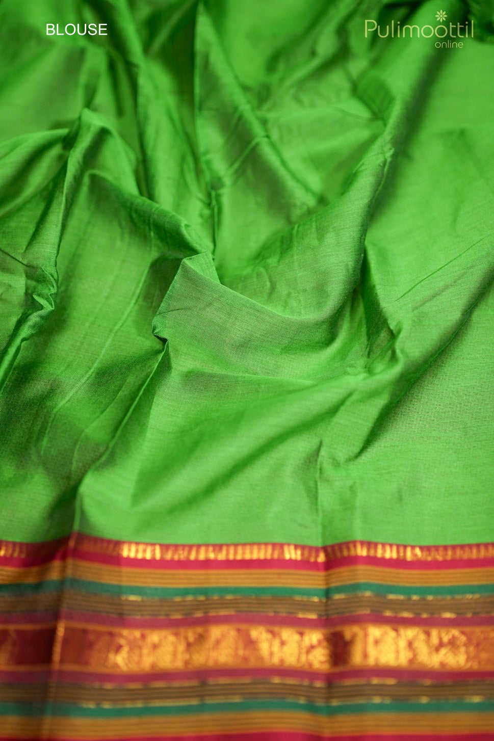 Light Green Colour Narayanpet Cotton Saree