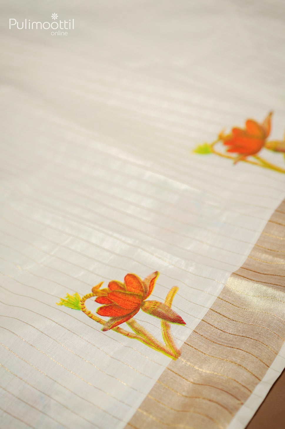 Kerala Cotton Printed Set Saree.