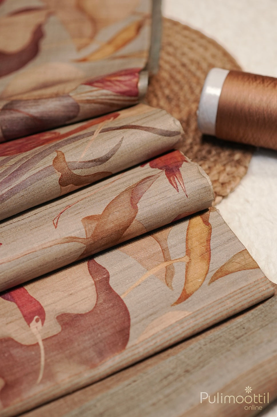 Grey Colour Jute Silk Saree.