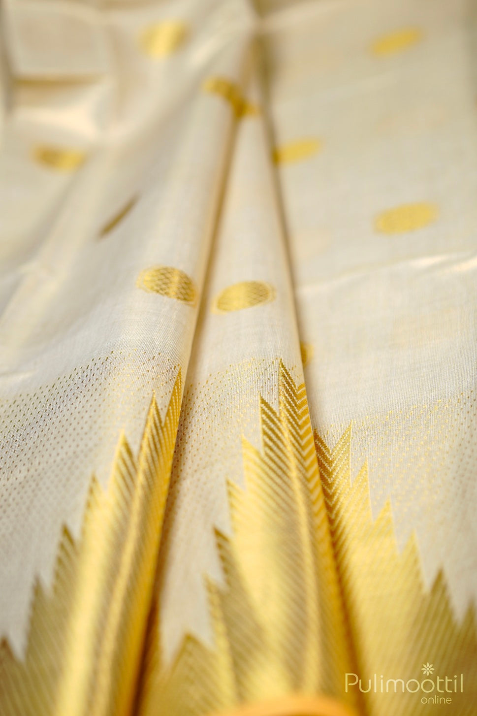 Golden Tissue Set Saree.