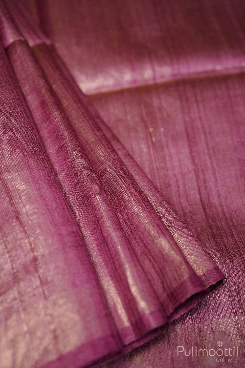 Pastel Pink Colour Jute Silk Saree.