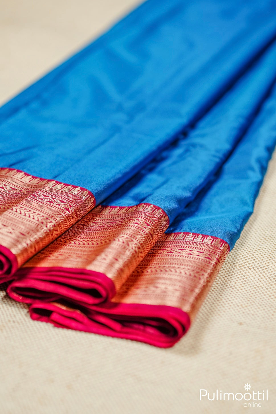 Blue Colour Arni Silk Saree.
