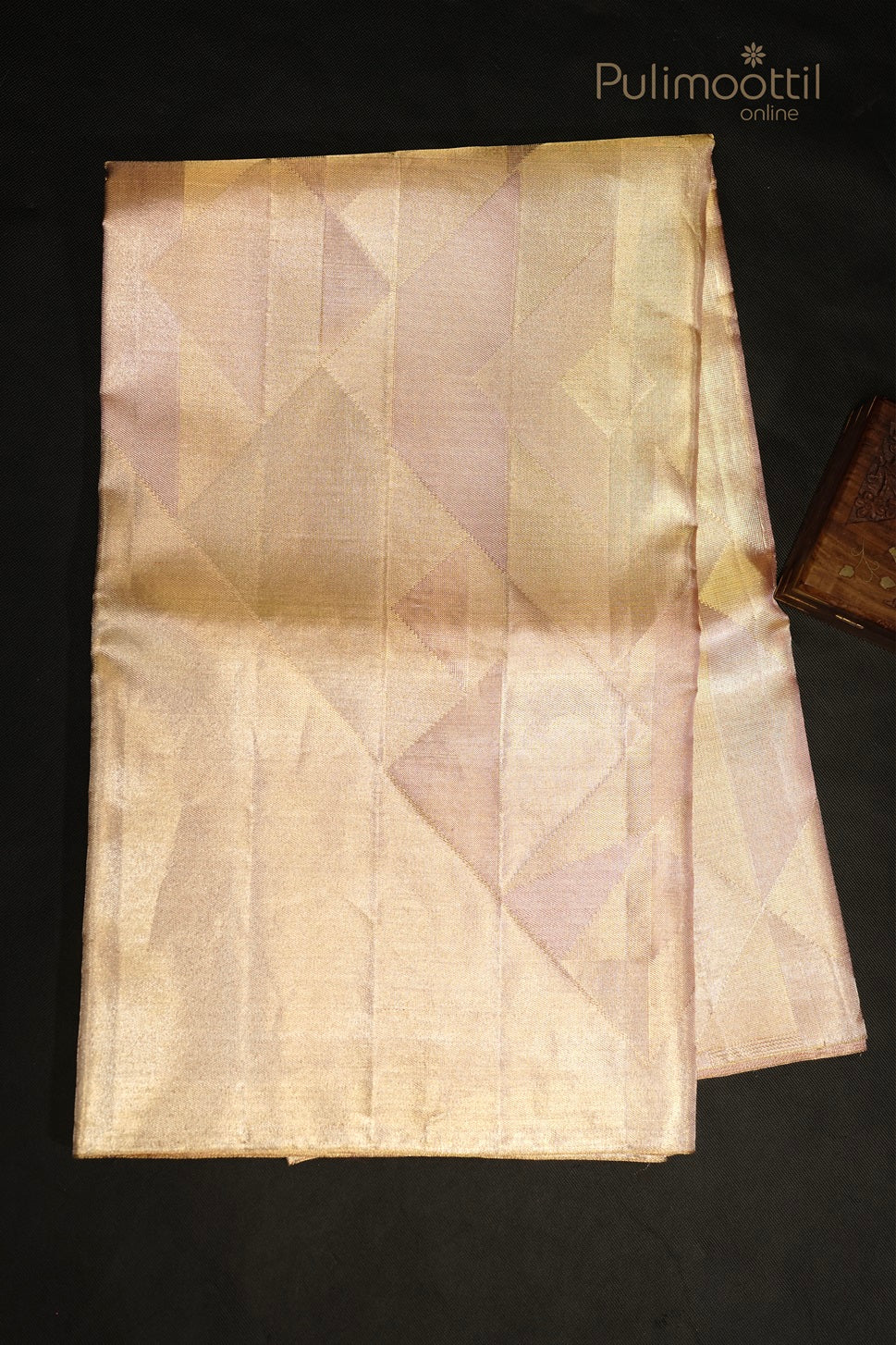 Kanchipuram Pure Silk Golden Tissue Wedding Saree