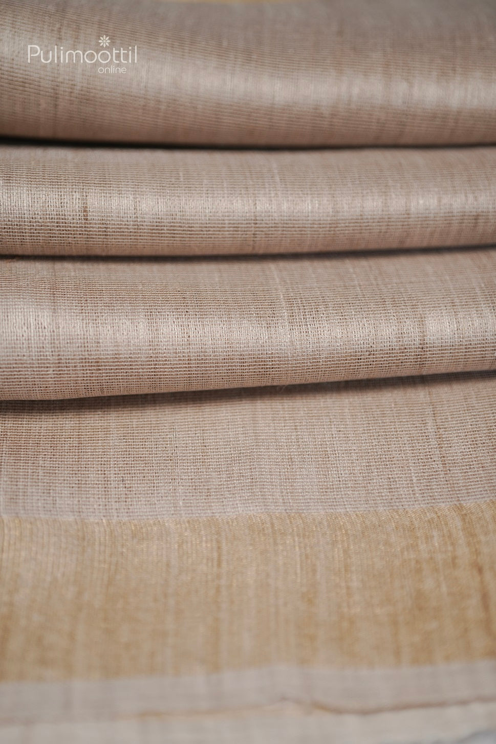 Pastel chickoo Colour Jute Silk Saree