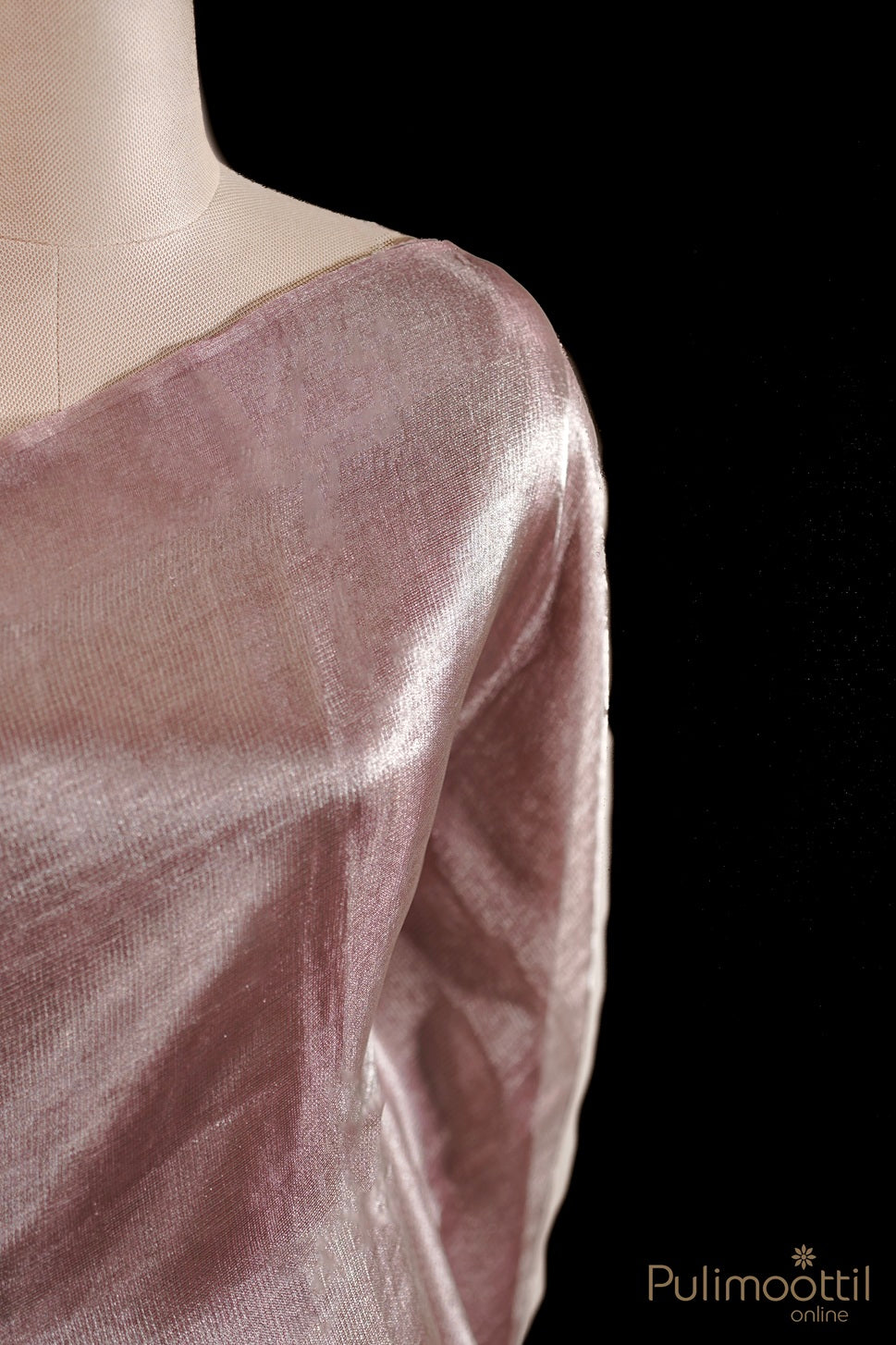 Net Cotta Tissue Saree.