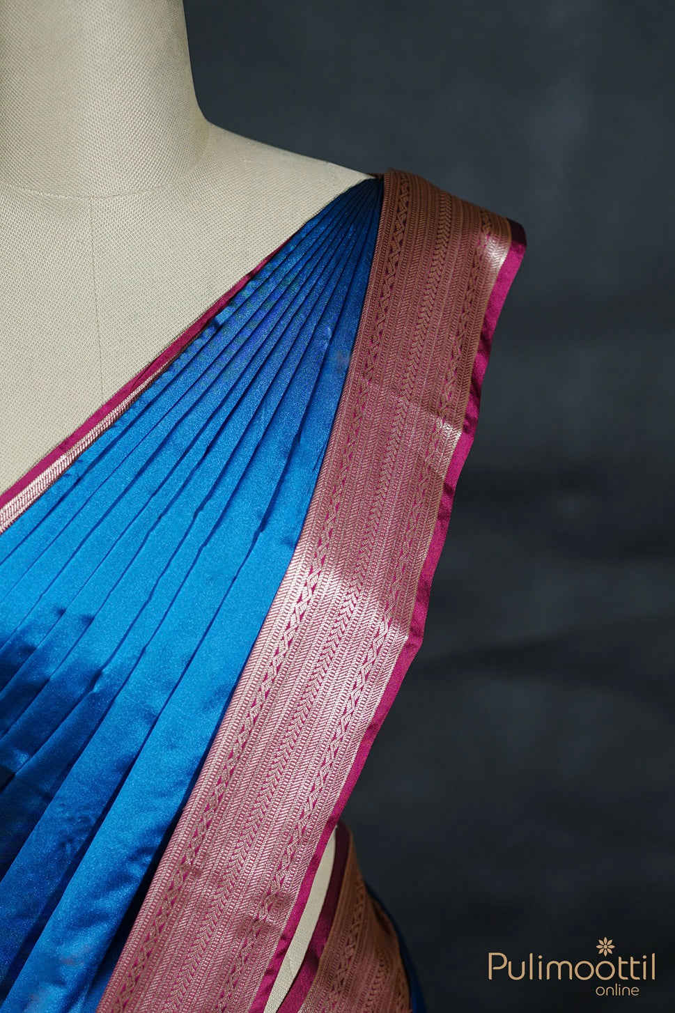 Blue Colour Arni Silk Saree.