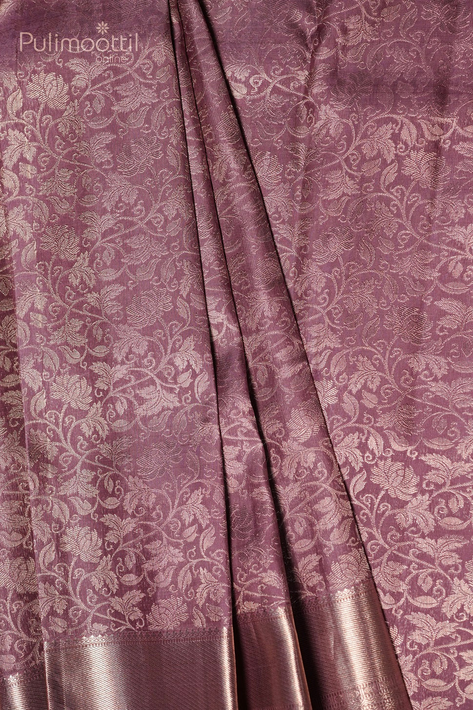 Pastel Onion Kanchipuram Brocade Wedding Saree