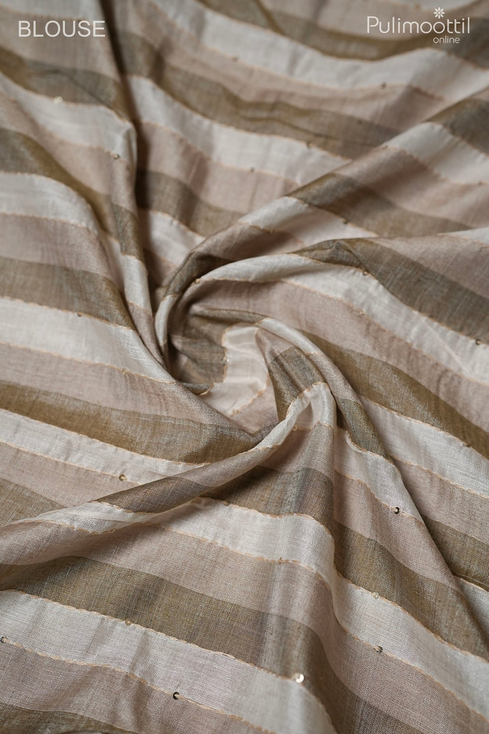 Multicolor jute silk saree