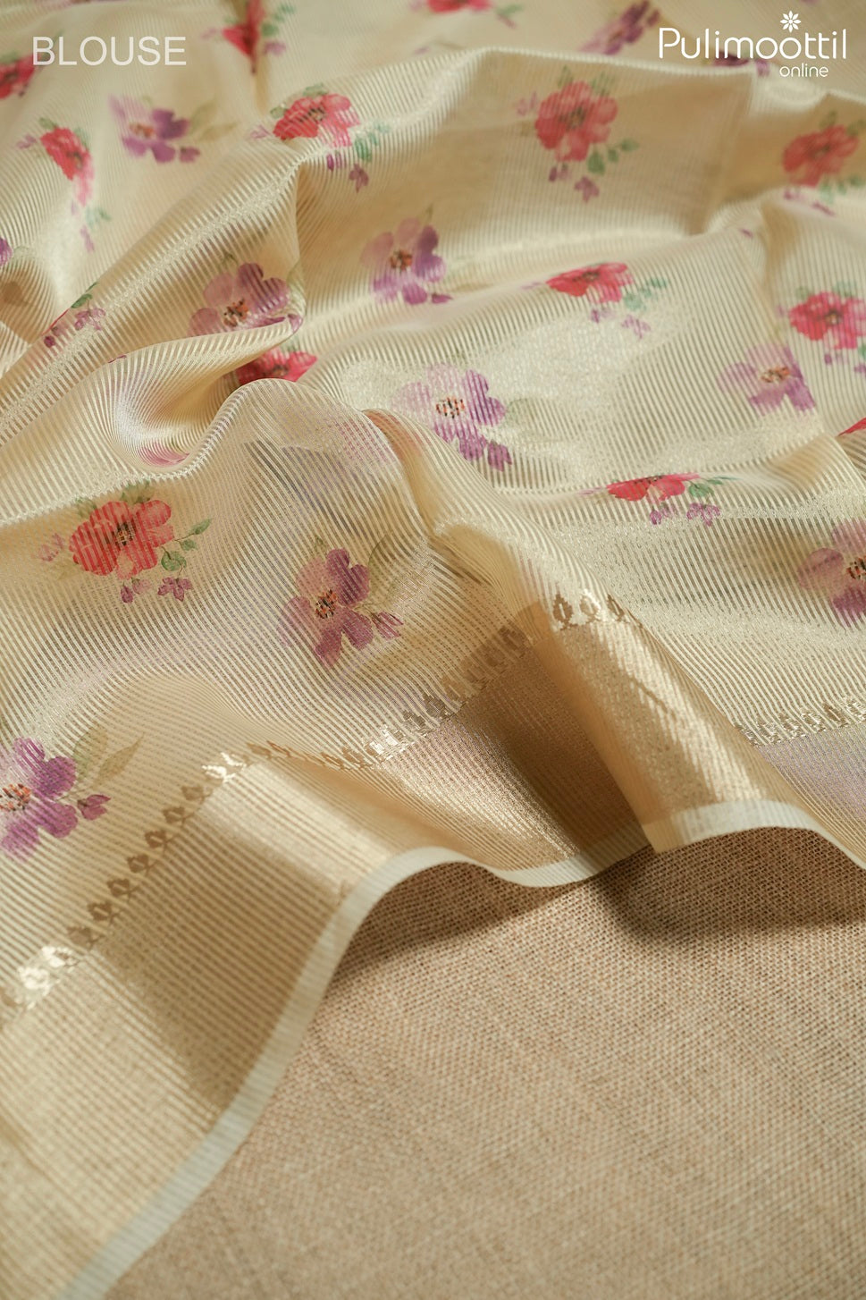 Golden tissue traditional fancy saree