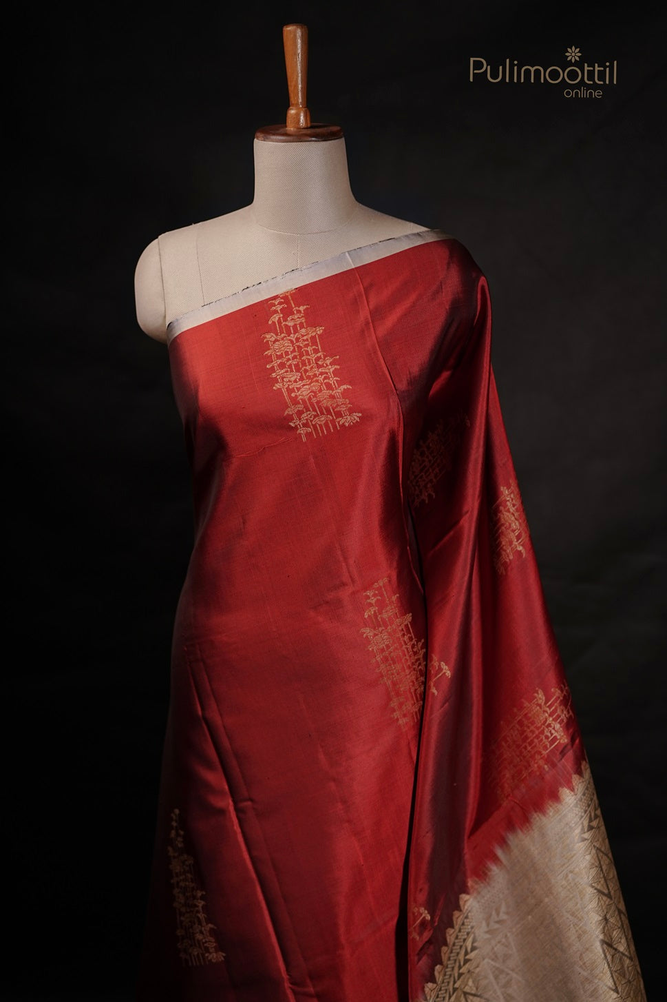 Red Colour Kanchipuram Soft Silk Saree