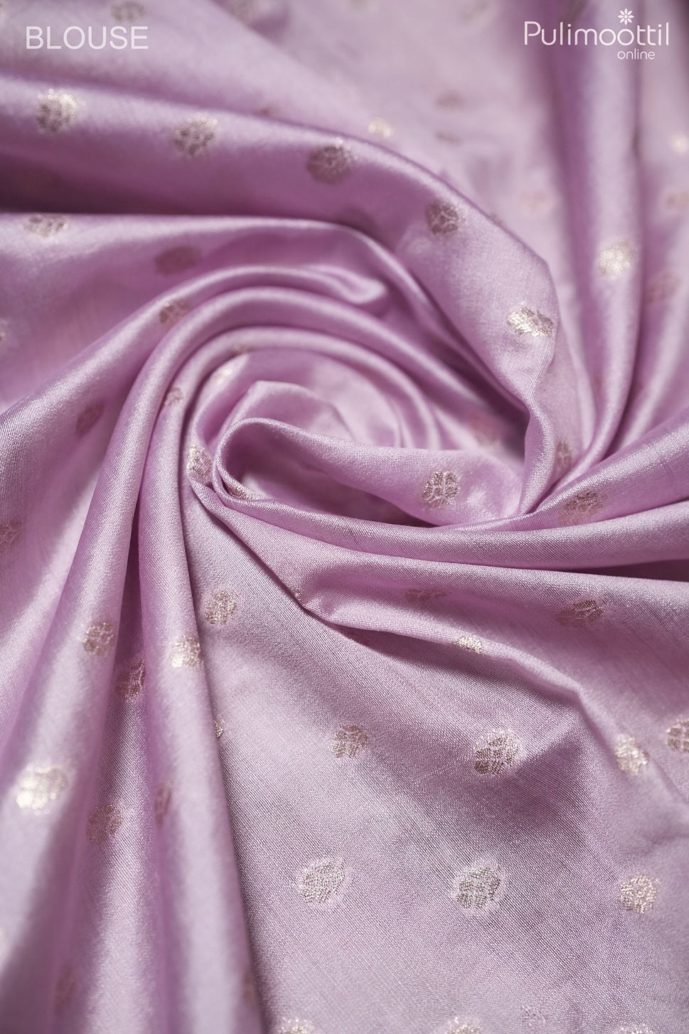 Lavender color organza saree