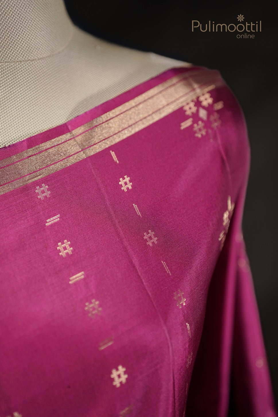 Pink Colour Kanchipuram Soft Silk Saree