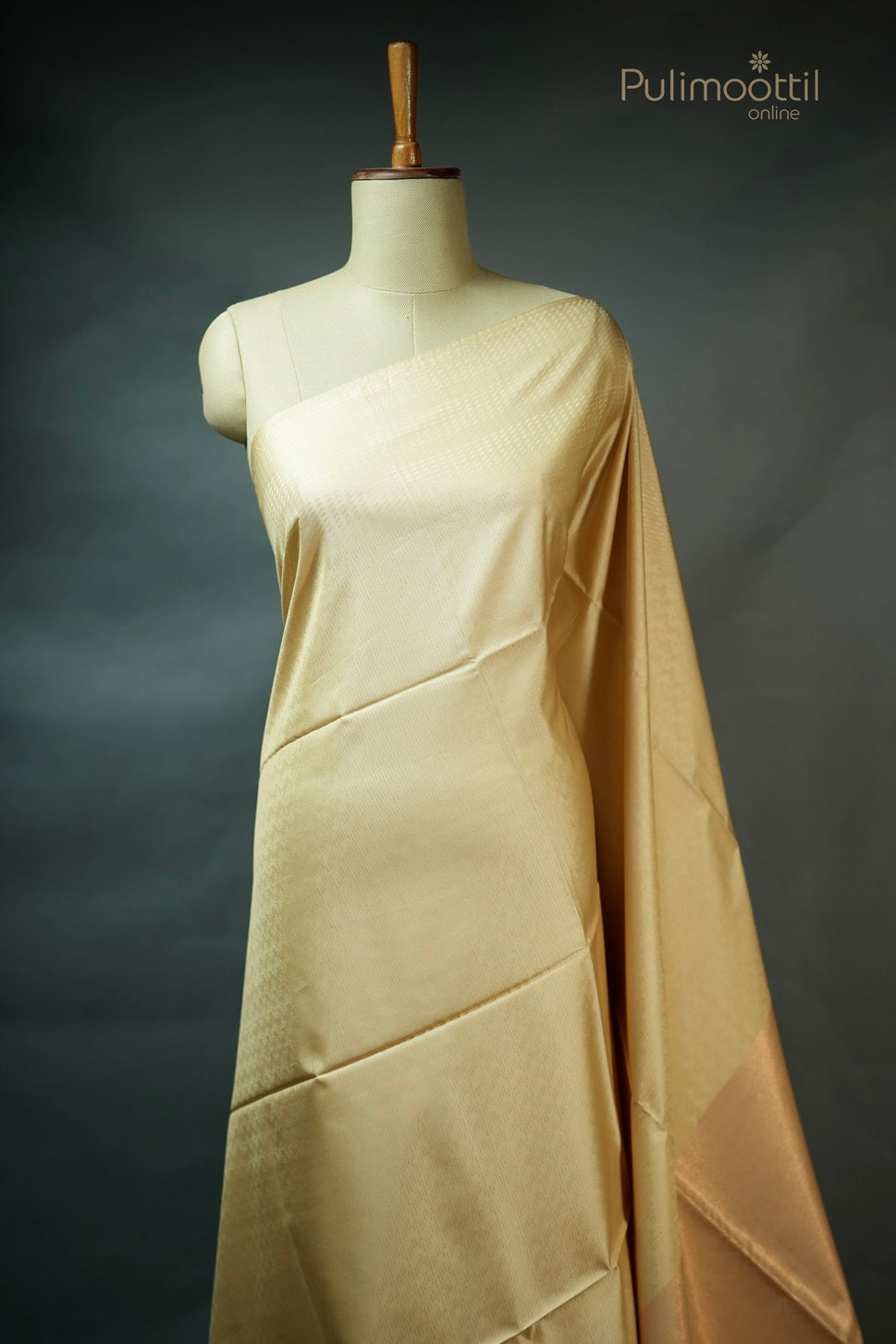 Sandal Colour Semi Silk Saree