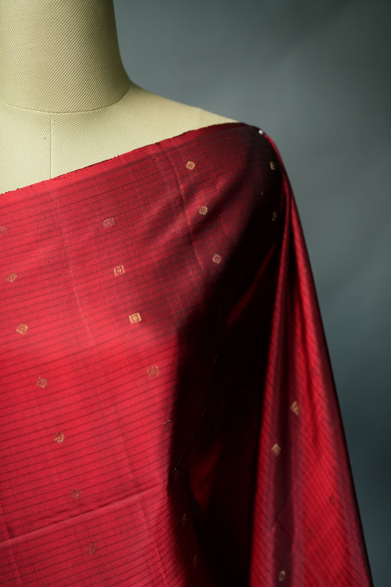 Maroon Colour Kanchipuram Soft Silk Saree