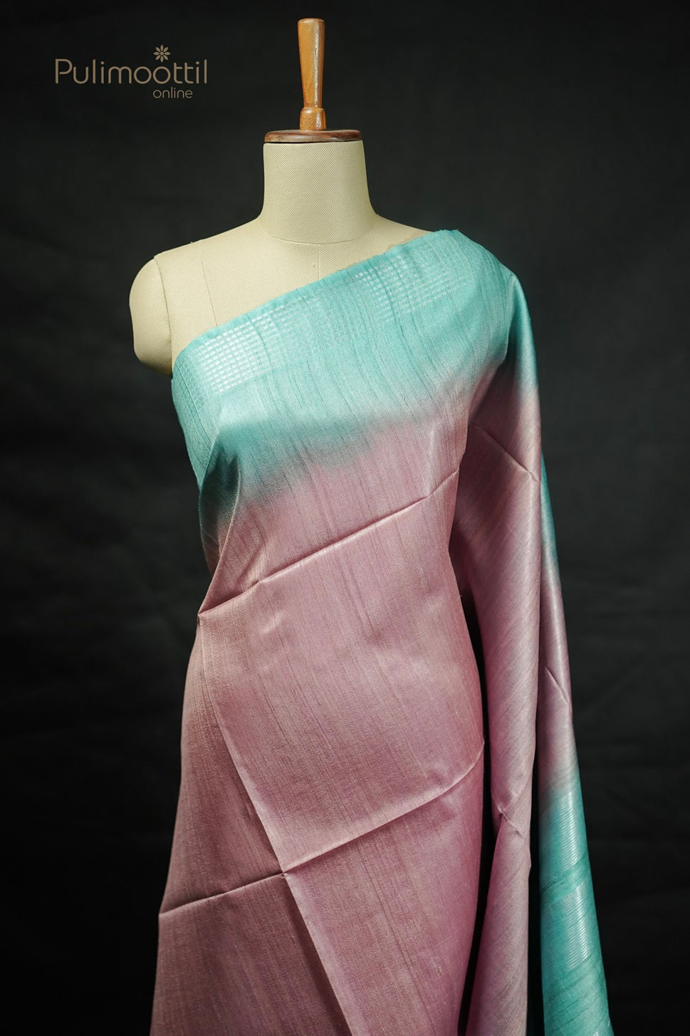 Pastel Pink Colour Jute Silk Saree