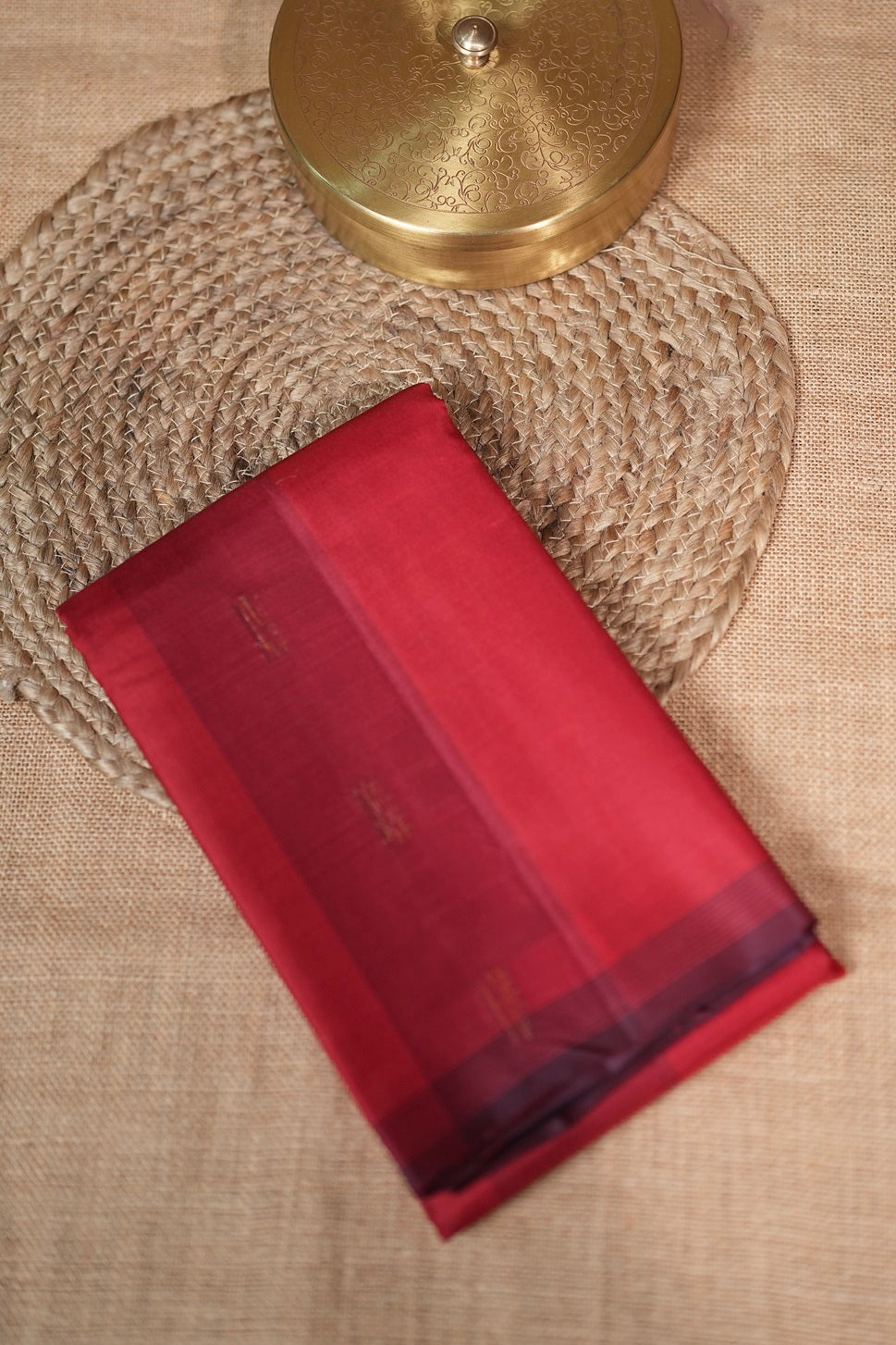 Red Colour Kanchipuram Soft Silk Saree