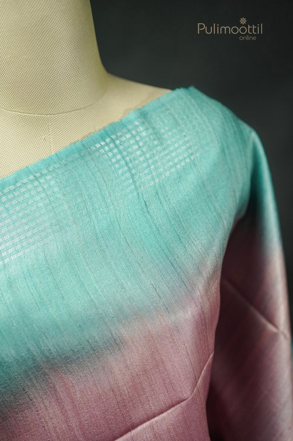 Pastel Pink Colour Jute Silk Saree