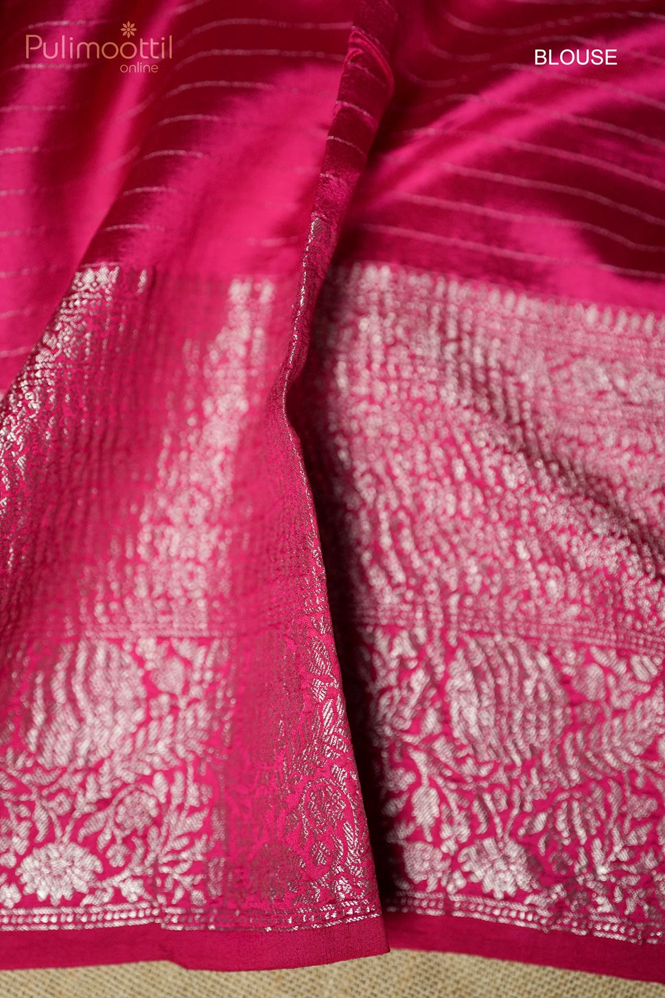 Pink Colour Organza Fancy Saree