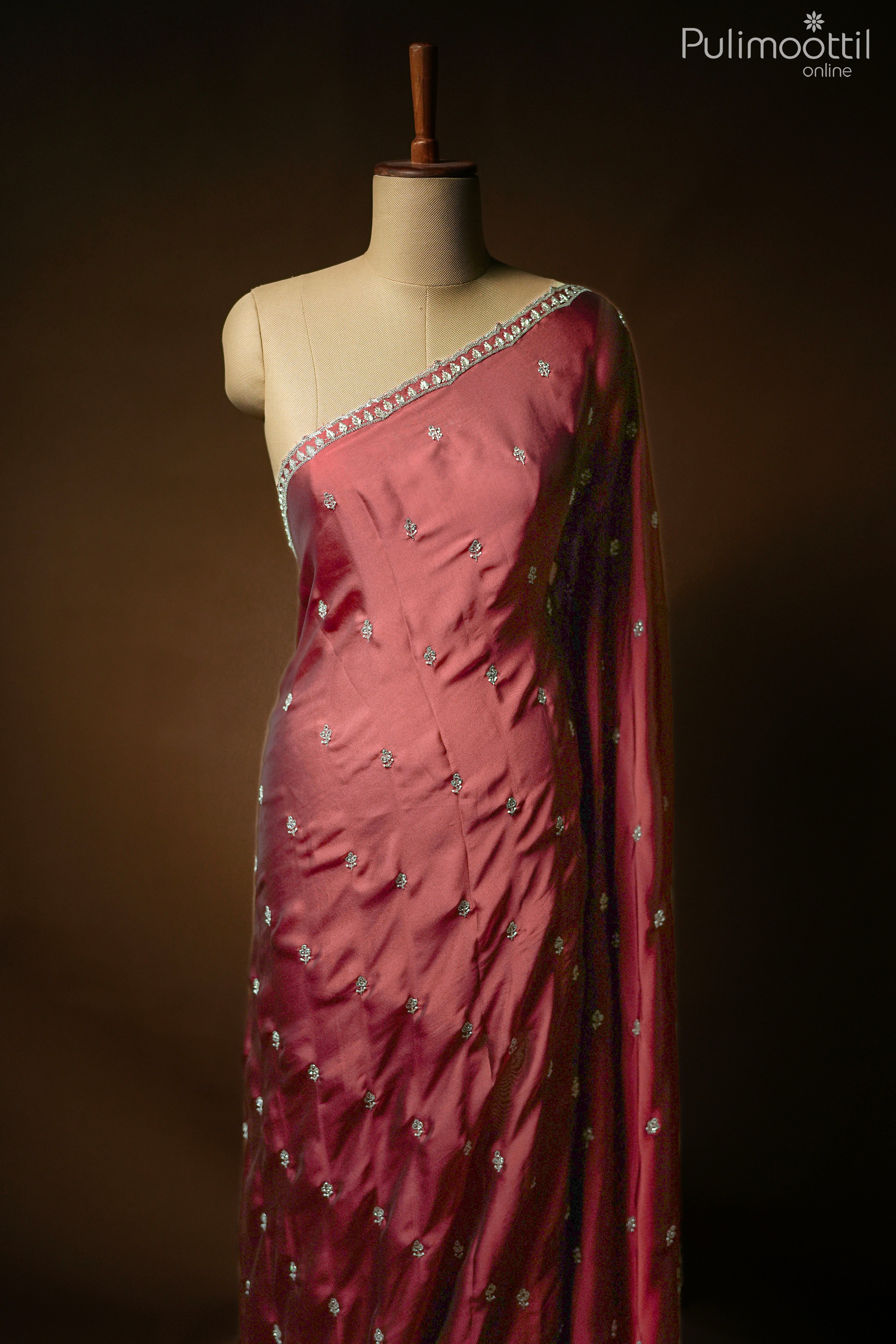 Maroon Colour Rangoli Silk Saree