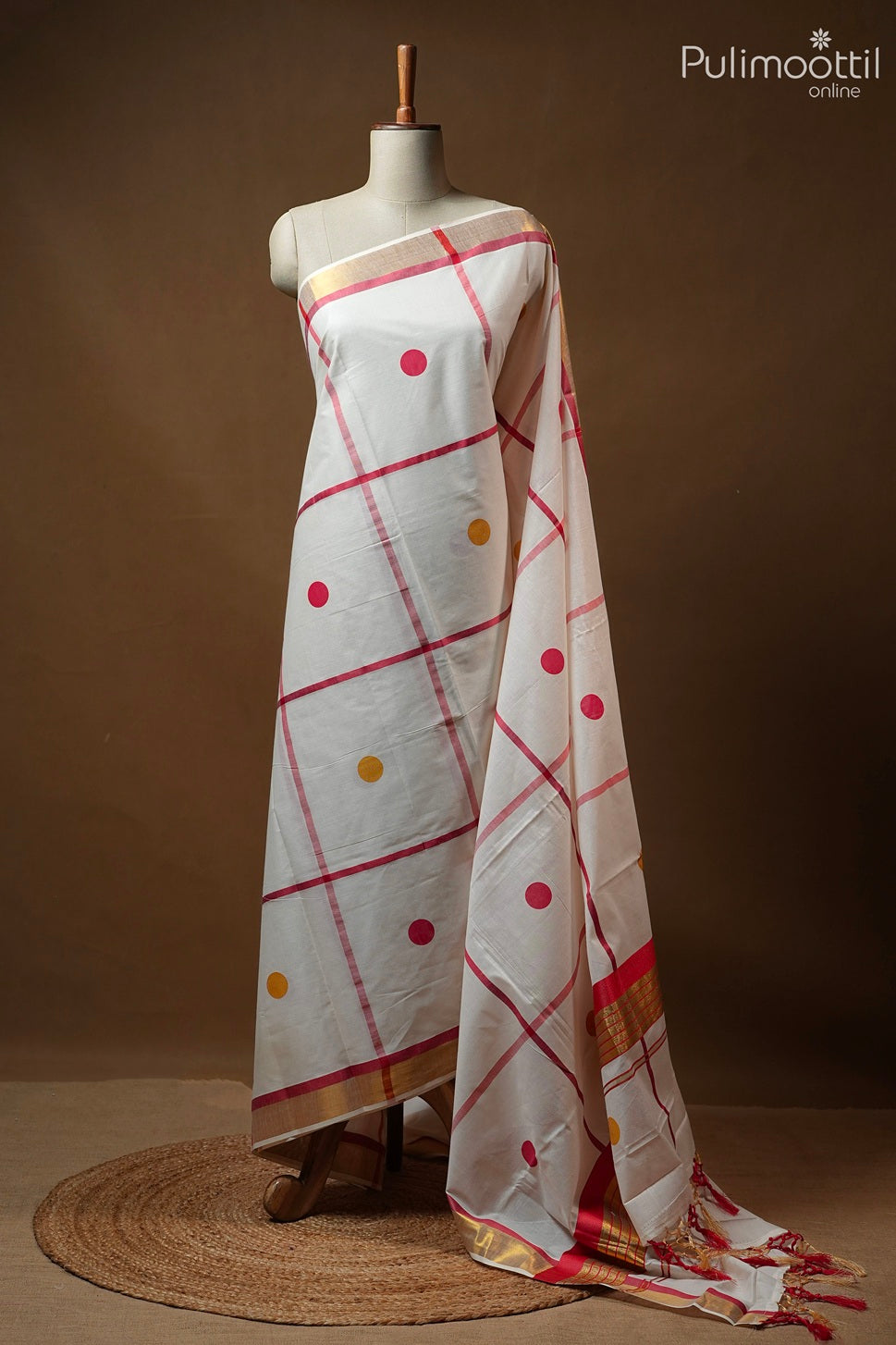 Kerala Traditional Cotton Set Saree