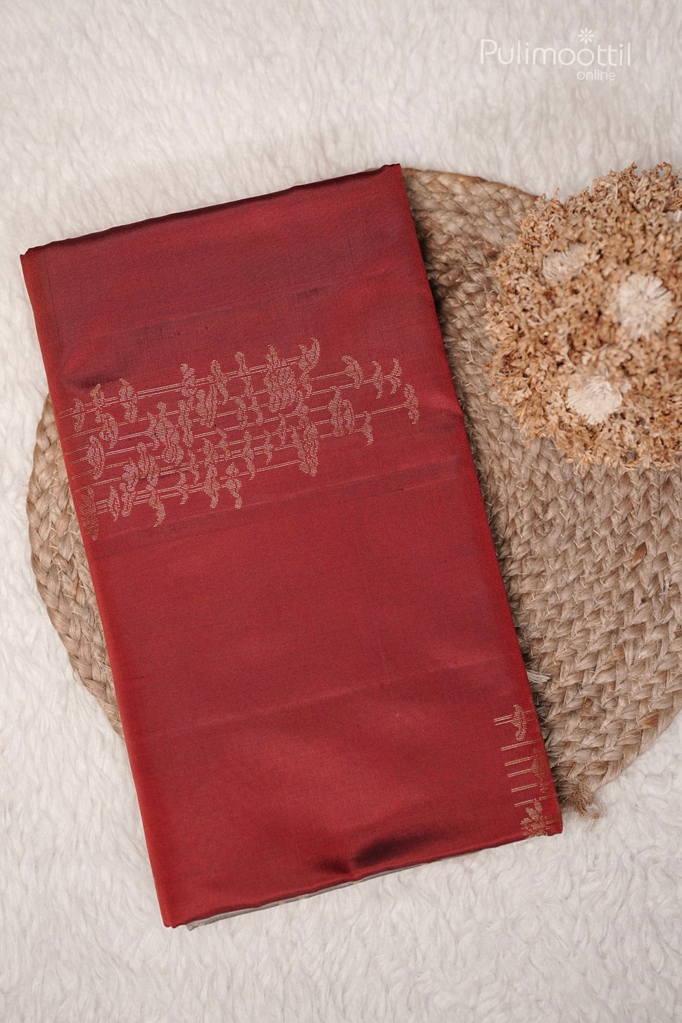 Red Colour Kanchipuram Soft Silk Saree