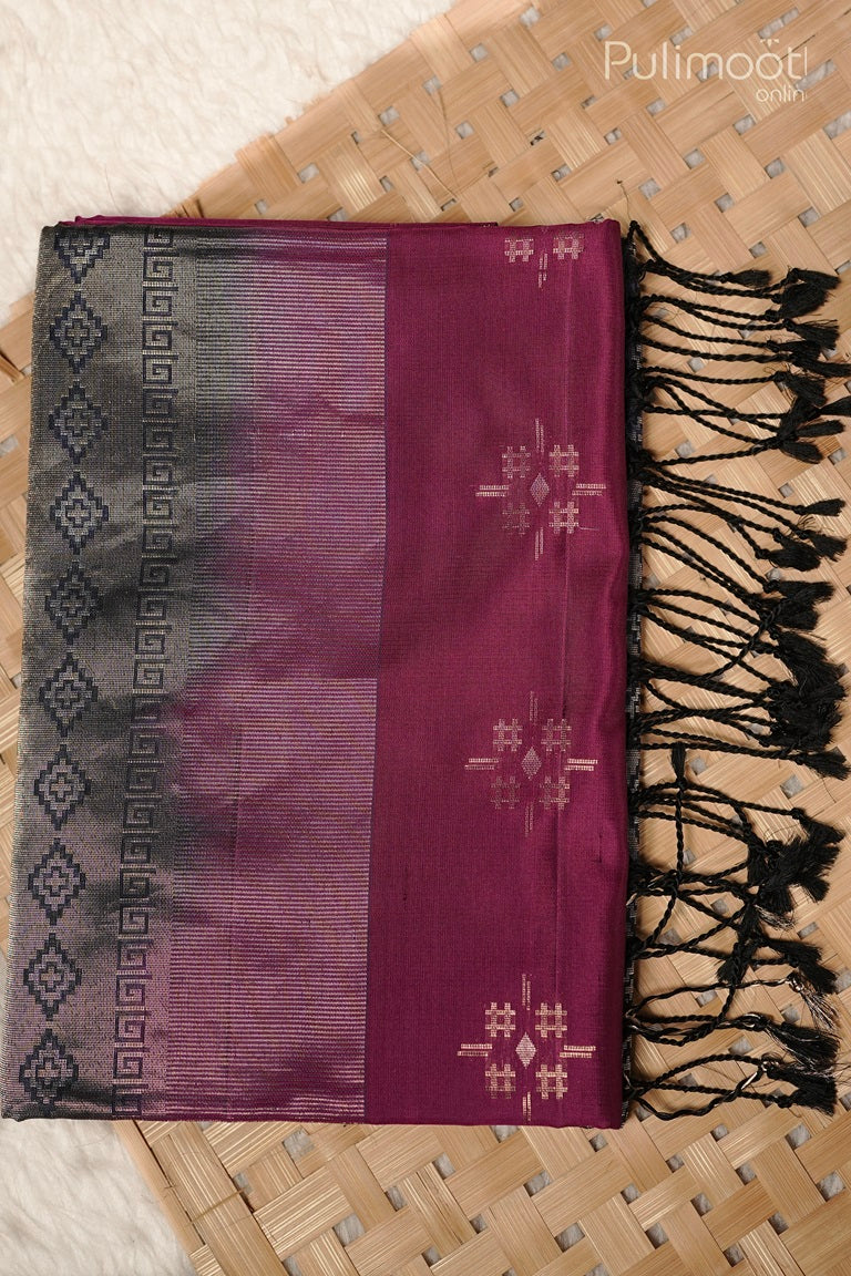 Pink Colour Kanchipuram Soft Silk Saree