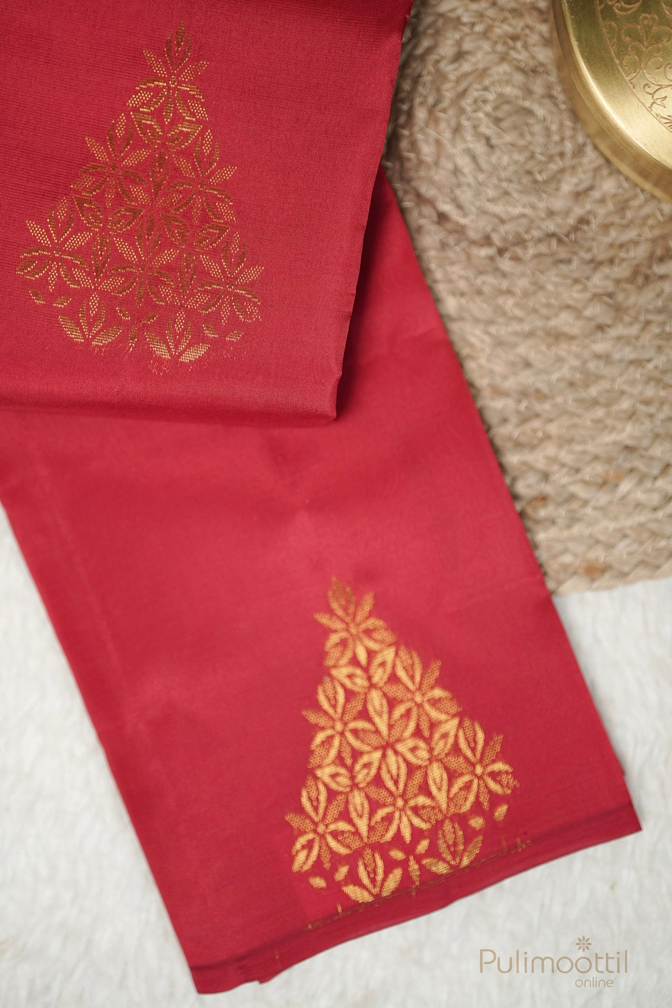 Red Colour Kanchipuram Saree