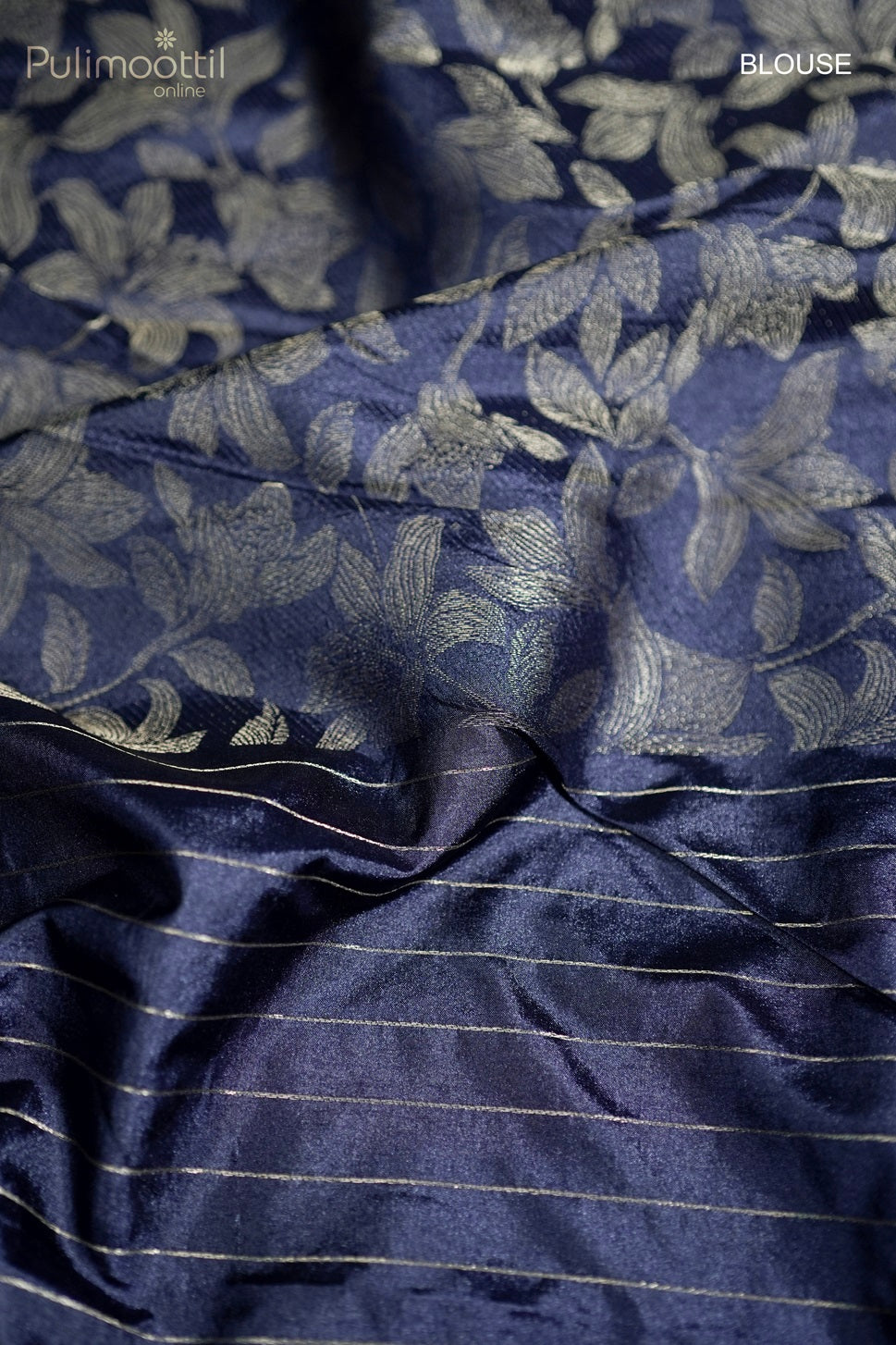 Dark Blue Colour Fancy Saree