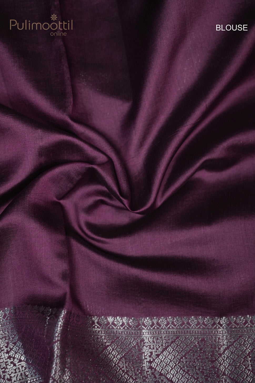 Wine Colour Chiniya Silk Saree