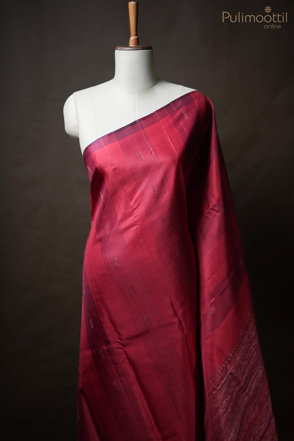Red Colour Kanchipuram Soft Silk Saree