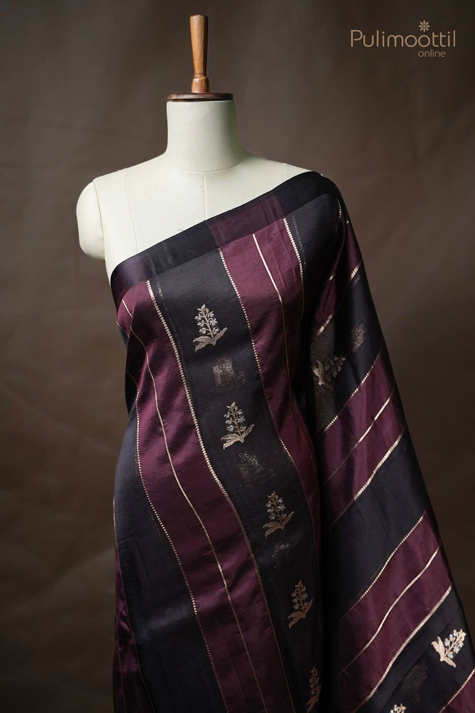 Double Shaded Organza and Puna Silk Saree