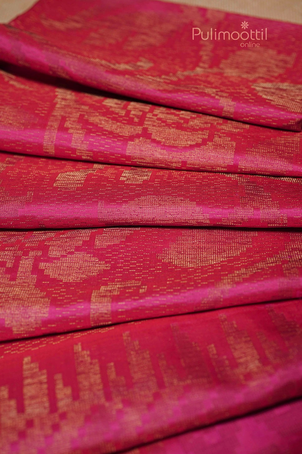 Pink Colour Kanchipuram Soft Silk Saree