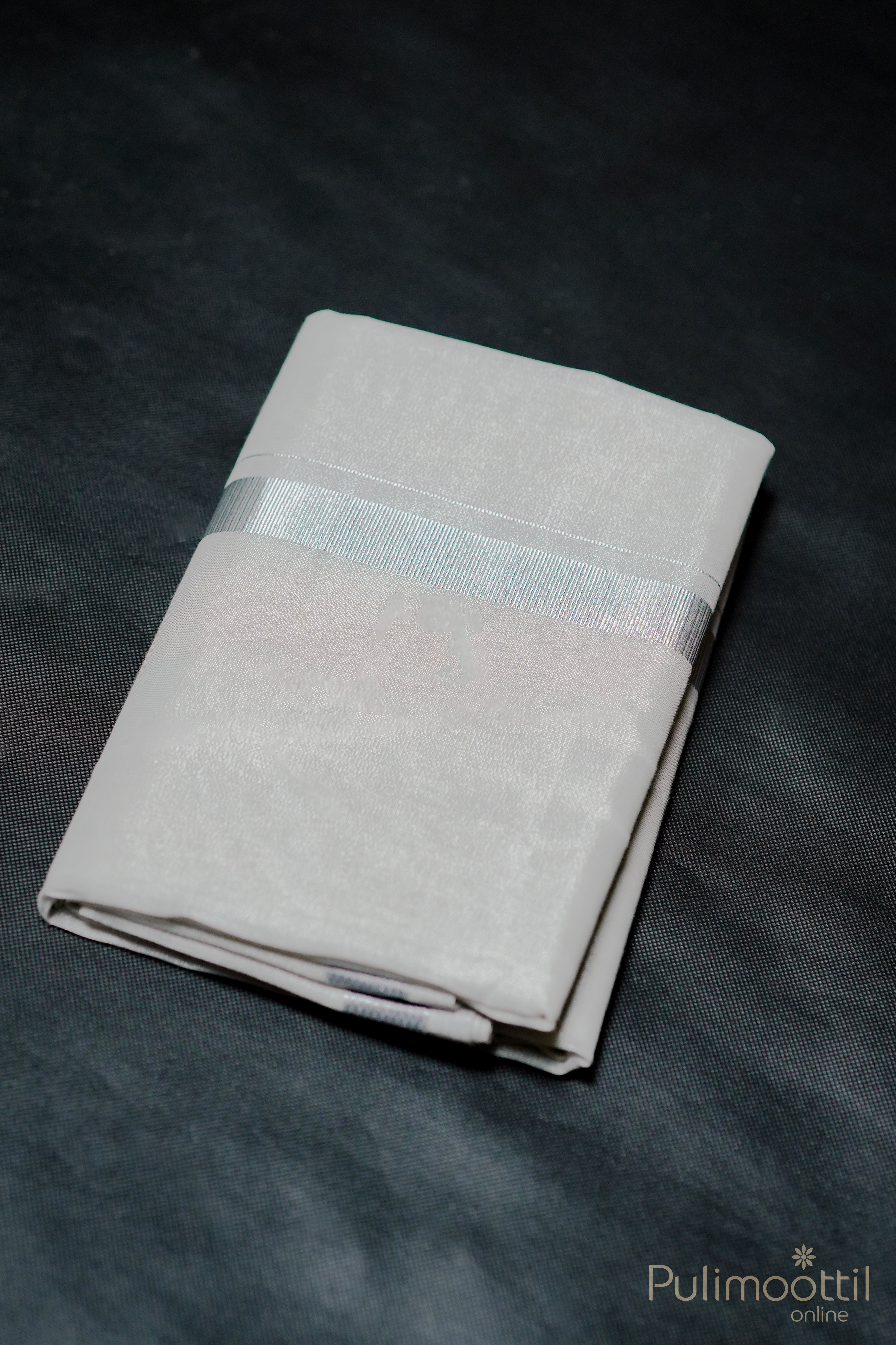 Silver Tissue Dhoti