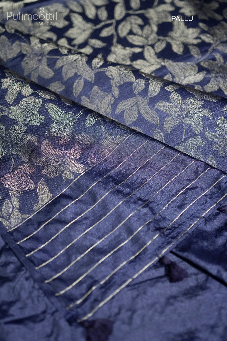 Dark Blue Colour Fancy Saree