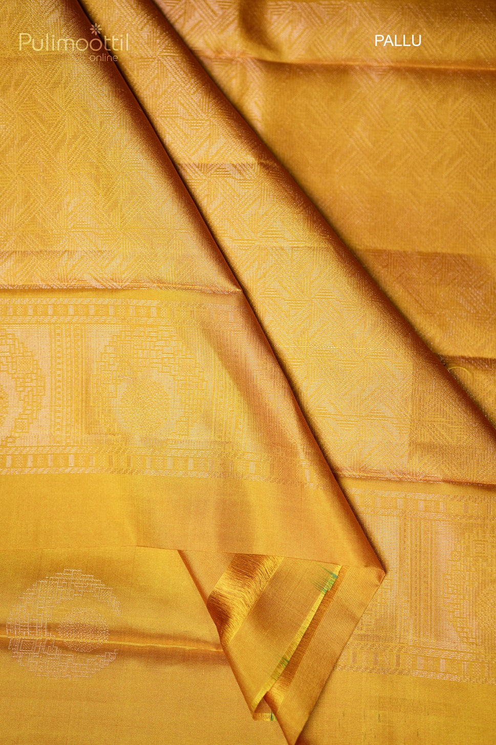 Mustard Yellow Colour Kanchipuram Soft Silk Saree