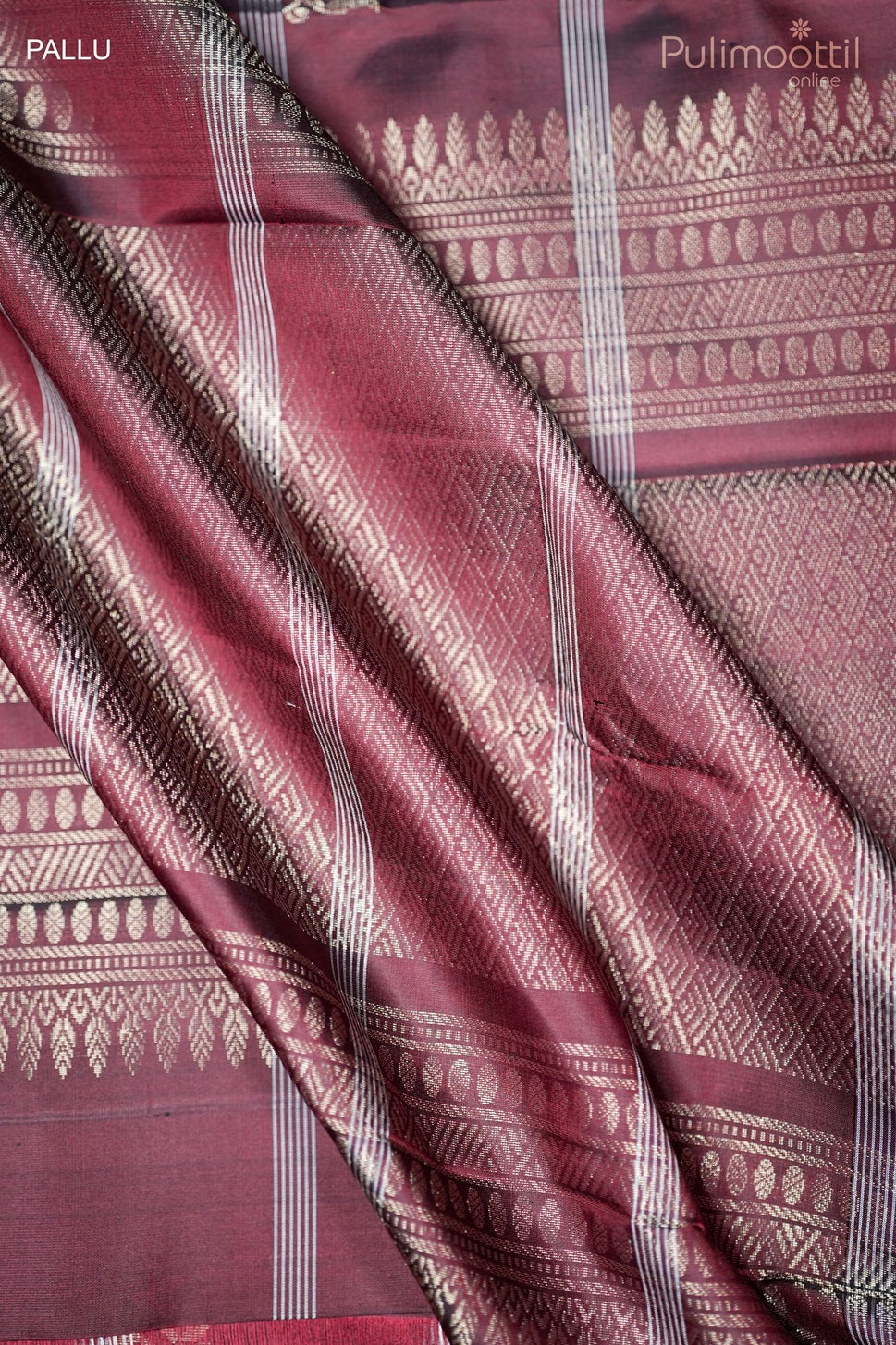 Maroon Colour Kanchipuram Soft Silk Saree