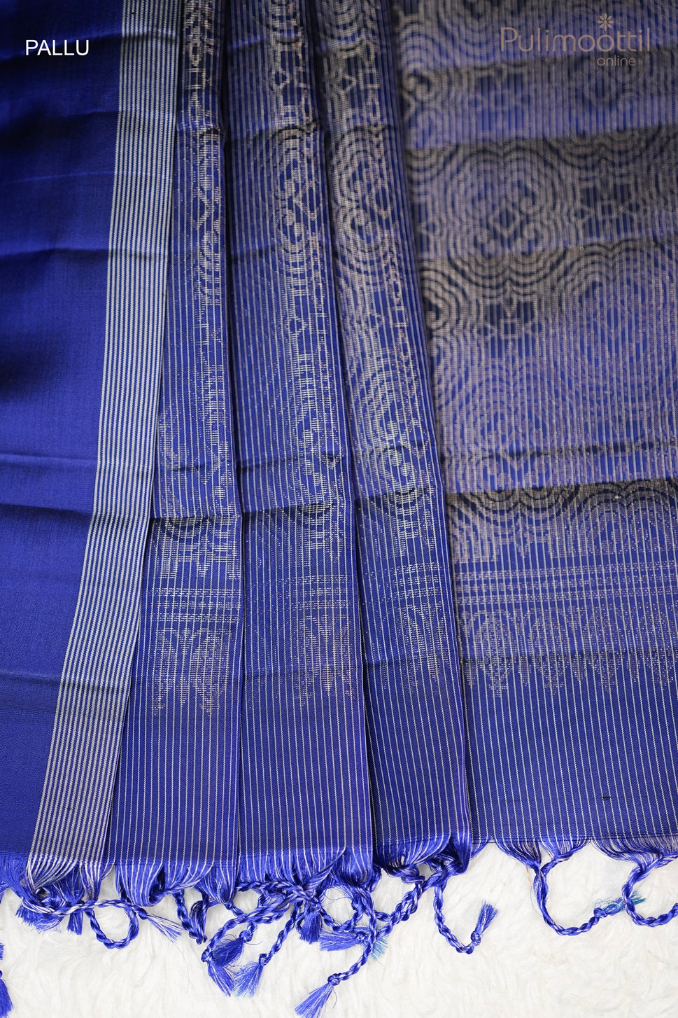 Blue Colour Kanchipuram Soft Silk Saree