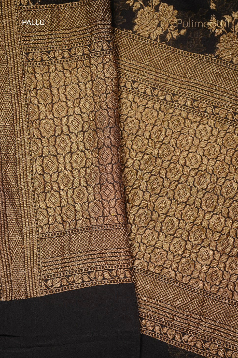 Black Colour Banarasi Silk Saree